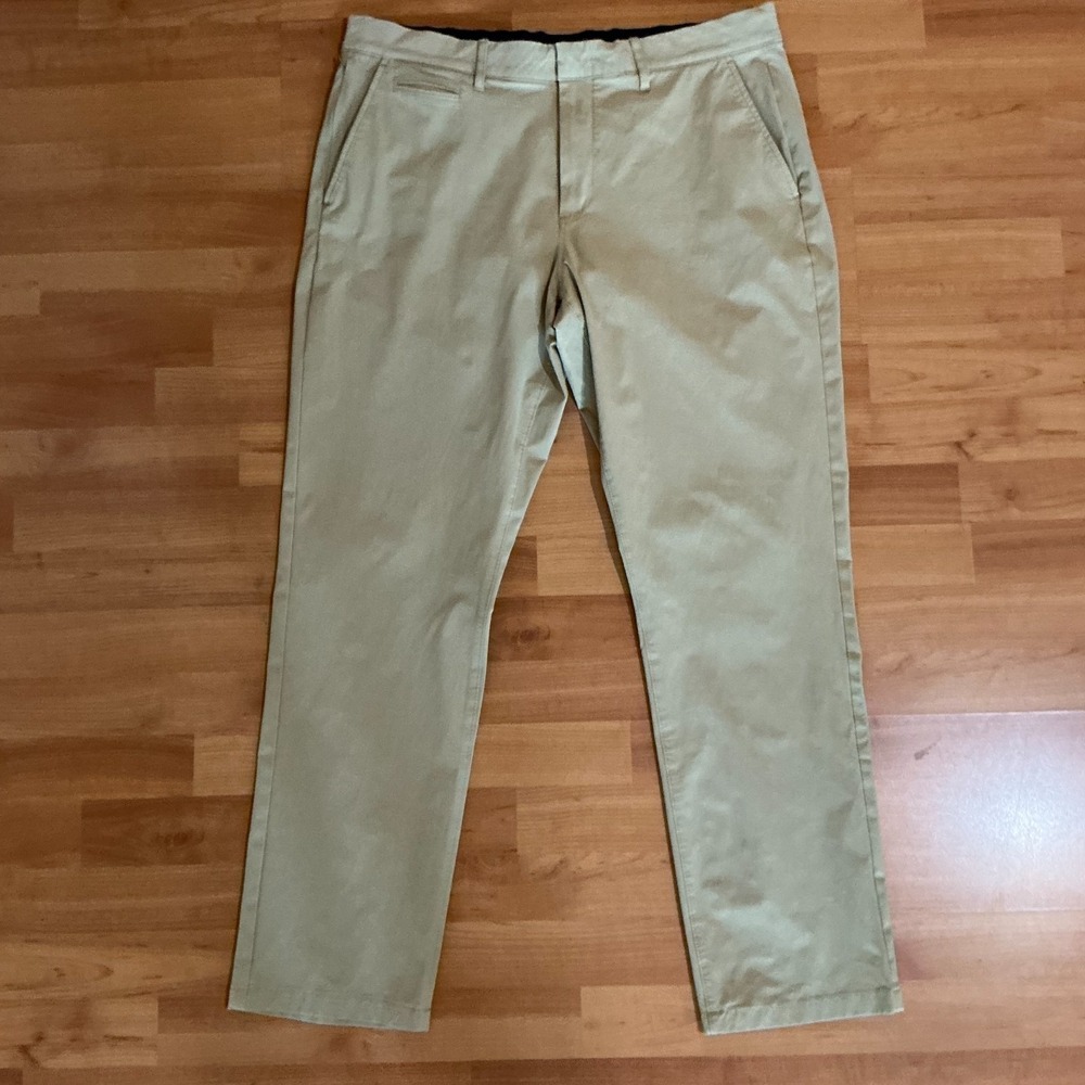 J.Crew 770 Straight Chino Pants 36x29 Khaki Stretch Re-Imagined BAW003 Slim
